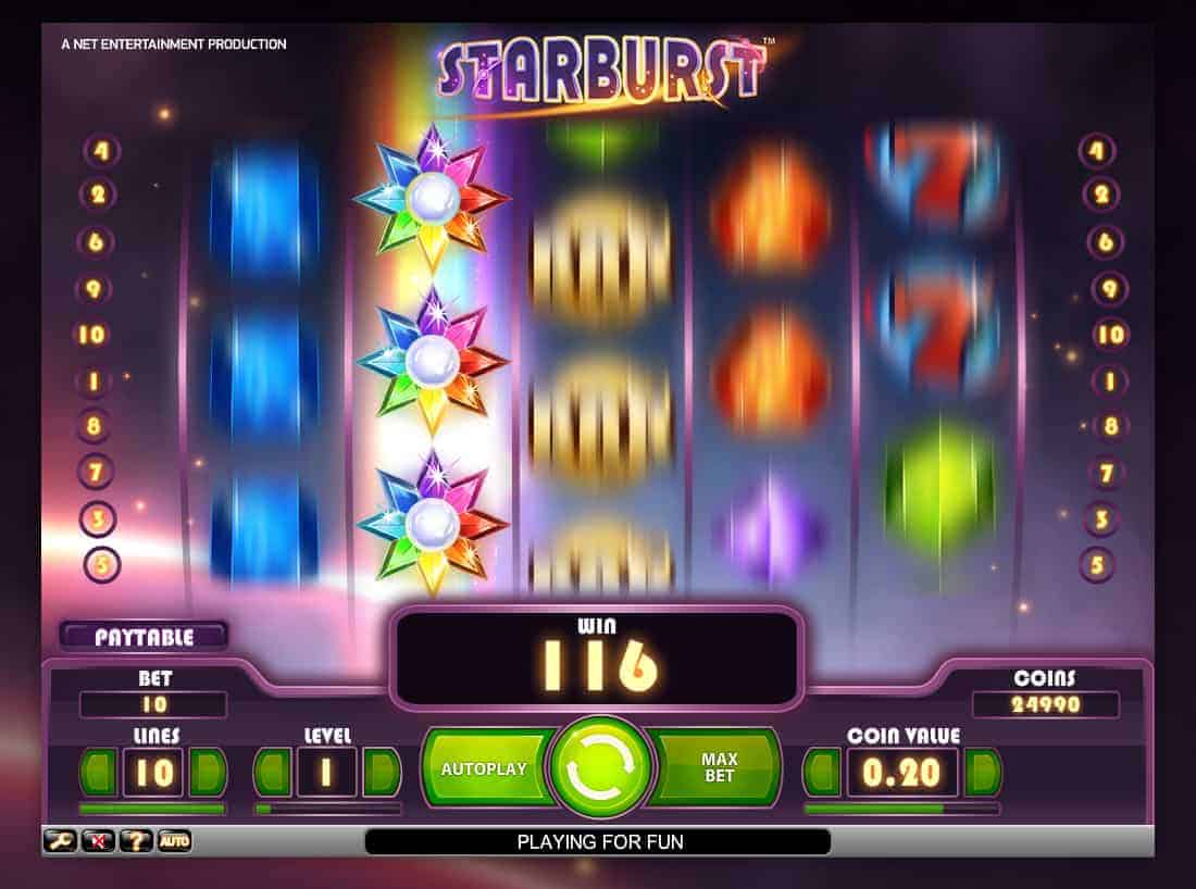 starburst slot netent